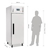 Polar Refrigeration  Szafa mroźnicza GN 2/1, 600 L, ze stali nierdzewnej, -20 °C do -10 °C