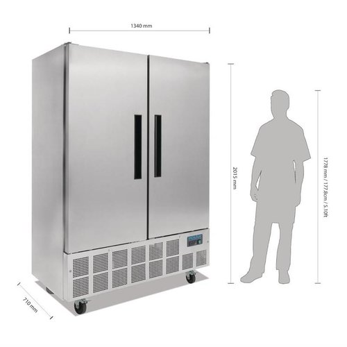 Polar Refrigeration  Double Door Refrigerator 960 L, -2 °C to 5 °C Polar Refrigeration  Double Door Refrigerator 960 L, -2 °C to 5 °C