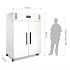 Polar Refrigeration  Upright Double Door Refrigerator 1200 L, -2 °C to 8 °C