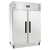 Polar Refrigeration  Szafa chłodnicza 2-drzwiowa | srebrna | GN 2/1, 1200 L, ze stali nierdzewnej, -2 °C do 5 °C