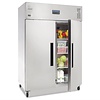 Polar Refrigeration  Szafa chłodnicza 2-drzwiowa | srebrna | GN 2/1, 1200 L, ze stali nierdzewnej, -2 °C do 5 °C