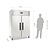 Polar Refrigeration  Upright Stainless Steel Double Door Refrigerator GN 2/1, 1200 L, -2 °C to 5 °C