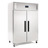 Polar Refrigeration  Szafa mroźnicza 2-drzwiowa | srebrna | GN 2/1, 1200 L, ze stali nierdzewnej, -20 °C do -10 °C