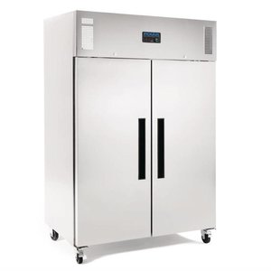 Polar Refrigeration  Upright Stainless Steel Double Door Freezer GN 2/1, 1200 L, -20 °C to -10 °C Polar Refrigeration  Upright Stainless Steel Double Door Freezer GN 2/1, 1200 L, -20 °C to -10 °C