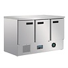 Polar Refrigeration  Tripple Door Refrigerated Table 368 L, from 2 °C to 5 °C, Bottom-Mounted Compressor