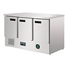 Polar Refrigeration  Tripple Door Refrigerated Table 368 L, from 2 °C to 5 °C, Bottom-Mounted Compressor