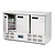 Polar Refrigeration  Tripple Door Refrigerated Table 368 L, from 2 °C to 5 °C, Bottom-Mounted Compressor