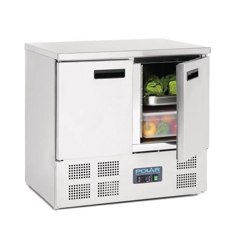 Polar Refrigeration  Stół chłodniczy 2-drzwiowy 240 L, od 2 °C do 5 °C, agregat dolny Polar Refrigeration  Stół chłodniczy 2-drzwiowy 240 L, od 2 °C do 5 °C, agregat dolny