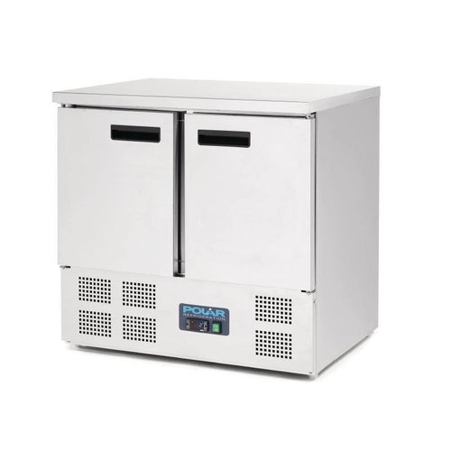 Polar Refrigeration  Stół chłodniczy 2-drzwiowy 240 L, od 2 °C do 5 °C, agregat dolny Polar Refrigeration  Stół chłodniczy 2-drzwiowy 240 L, od 2 °C do 5 °C, agregat dolny
