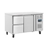 Polar Refrigeration  Single Door Refrigerated Table with 2 Drawers 282 L, from -2 °C to 5 °C, Side-Mounted Compressor