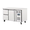 Polar Refrigeration  Single Door Refrigerated Table with 2 Drawers 282 L, from -2 °C to 5 °C, Side-Mounted Compressor