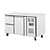 Polar Refrigeration  Single Door Refrigerated Table with 2 Drawers 282 L, from -2 °C to 5 °C, Side-Mounted Compressor