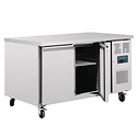 Polar Refrigeration  Double Door Refrigerated Table 472 L, from 2 °C to 8 °C, Side-Mounted Compressor