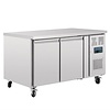 Polar Refrigeration  Double Door Refrigerated Table 472 L, from 2 °C to 8 °C, Side-Mounted Compressor