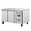 Polar Refrigeration  Double Door Refrigerated Table 472 L, from 2 °C to 8 °C, Side-Mounted Compressor