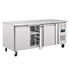 Polar Refrigeration  Tripple Door Refrigerated Table 634 L, from 2 °C to 8 °C, Side-Mounted Compressor