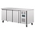 Polar Refrigeration  Tripple Door Refrigerated Table 634 L, from 2 °C to 8 °C, Side-Mounted Compressor