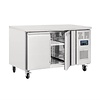 Polar Refrigeration  Double Door Refrigerated Table 228 L, from -2 °C to 5 °C, Side-Mounted Compressor