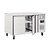 Polar Refrigeration  Double Door Refrigerated Table 228 L, from -2 °C to 5 °C, Side-Mounted Compressor