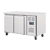 Polar Refrigeration  Double Door Refrigerated Table 228 L, from -2 °C to 5 °C, Side-Mounted Compressor