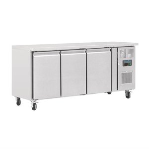 Polar Refrigeration  Tripple Door Refrigerated Table 339 L, from -2 °C to 5 °C, Side-Mounted Compressor