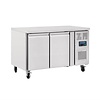 Polar Refrigeration  Double Door Refrigerated Table 282 L, from -2 °C to 5 °C, Side-Mounted Compressor