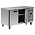 Polar Refrigeration  Double Door Refrigerated Table 282 L, from -2 °C to 5 °C, Side-Mounted Compressor