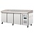 Polar Refrigeration  Tripple Doors Pizza Prep Table, 634 L, with Marble Top and Extension, Side-Mounted Compressor