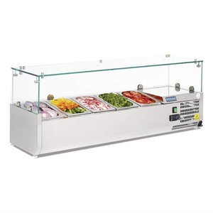 Polar Refrigeration  Nadstawa chłodnicza do przechowywania składników 5x 1/4 GN, 150W, od 2 do 8°C Polar Refrigeration  Nadstawa chłodnicza do przechowywania składników 5x 1/4 GN, 150W, od 2 do 8°C