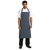Whites Chefs Clothing Whites Butchers Apron   Navy Stripe Extra Large