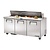 TRUE 3-doors Salad Prep Table 16x 1/6 GN with Top Unit, 538 L, Side-Mounted Compressor