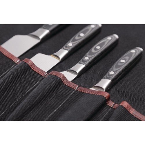 Canvas Knife Bag Black 17 Slots Canvas Knife Bag Black 17 Slots