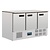 Polar Refrigeration  Stół chłodniczy 3-drzwiowy 368 L, od 2 °C do 5 °C, agregat dolny