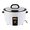 Buffalo Rice Cooker 4,2 L Dry and 10 L Cooked Rice, 1,55 kW, White with Non-Stick Surface