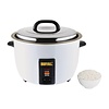 Buffalo Rice Cooker 4,2 L Dry and 10 L Cooked Rice, 1,55 kW, White with Non-Stick Surface