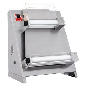 Gastro M Wyprzedaż - Wałkownica do ciasta z dwoma wałkami od 260 do 400 mm, 210-700 g ciasta, 0,25 kW ze wsadem ukośnym Gastro M Wyprzedaż - Wałkownica do ciasta z dwoma wałkami od 260 do 400 mm, 210-700 g ciasta, 0,25 kW ze wsadem ukośnym