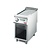 Gastro M Electric Griddle Smooth, 5,4 kW, 400V on Half-Open Base