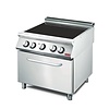Gastro M Ceramic Electric Cooker with 4 Heating Zones and Electric Oven GN 2/1, 16 kW