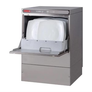 Gastro M Zmywarka podblatowa 500 x 500 mm, 230 V z pompą spustową, dyspenserem środka myjącego oraz zbiornikiem wyrównawczym Gastro M Zmywarka podblatowa 500 x 500 mm, 230 V z pompą spustową, dyspenserem środka myjącego oraz zbiornikiem wyrównawczym