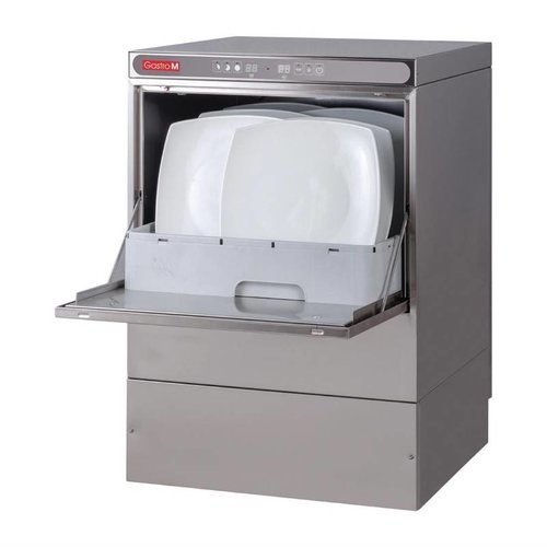 Gastro M Undercounter Dishwasher 500 x 500 mm, 230 V with Drain Pump, Liquid Detergent Dispenser and Break Tank Gastro M Undercounter Dishwasher 500 x 500 mm, 230 V with Drain Pump, Liquid Detergent Dispenser and Break Tank