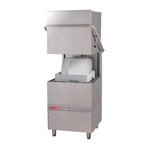 Gastro M Zmywarka kapturowa 500 x 500 mm z pompą spustową , zbiornikiem wyrównawczym i dyspenserem środka myjącego Gastro M Zmywarka kapturowa 500 x 500 mm z pompą spustową , zbiornikiem wyrównawczym i dyspenserem środka myjącego