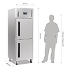 Polar Refrigeration  Szafa mroźnicza 2-drzwiowa GN 2/1, 600 L, -20 °C do -10 °C