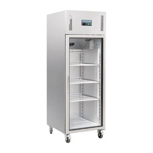 Polar Refrigeration  Upright Glass Door Refrigerator GN 2/1, 600 L, 2 °C to 8 °C Polar Refrigeration  Upright Glass Door Refrigerator GN 2/1, 600 L, 2 °C to 8 °C