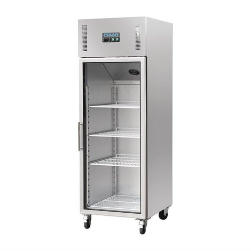 Polar Refrigeration  Upright Glass Door Refrigerator GN 2/1, 600 L, 2 °C to 8 °C Polar Refrigeration  Upright Glass Door Refrigerator GN 2/1, 600 L, 2 °C to 8 °C