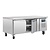 Polar Refrigeration  Double Door Refrigerated Table 214 L, from -2 °C to 8 °C, Side-Mounted Compressor