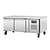 Polar Refrigeration  Double Door Refrigerated Table 214 L, from -2 °C to 8 °C, Side-Mounted Compressor