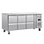 Polar Refrigeration  Refrigerated Table with 6 Drawers 465 L, GN, 1/1 from -2 °C to 8 °C, Side-Mounted Compressor