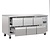 Polar Refrigeration  Refrigerated Table with 6 Drawers 465 L, GN, 1/1 from -2 °C to 8 °C, Side-Mounted Compressor