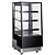 Resto Quality Witryna cukiernicza kwadratowa, 350 L, od 2°C do 8°C, stacjonarna, czarno-srebrna