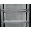 Resto Quality Cake Showcase Square, 500 L, from 2°C to 8°C, Stationary, Black-Silver